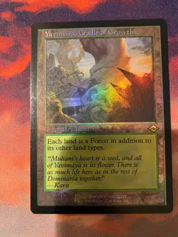 MTG Modern Horizons 2 Yavimaya Cradle of Growth Retro Frame Foil - Image 1