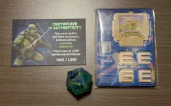 Wizards of the Coast Magic D20 Spindown Leonardo TMNT Limited Edition - Image 1