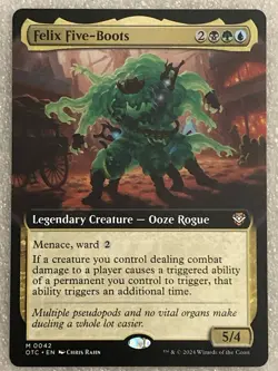 MTG TCG - Felix Five-Boots 0042 Extended Art, OTC - NM (Free Shipping $5+) - Image 1