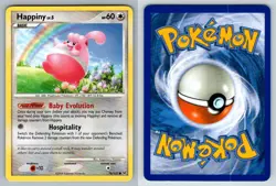 Happiny 76/127 Common Platinum Pokemon MP - Image 3