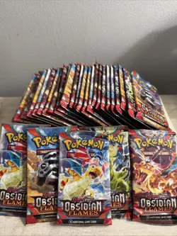 Pokemon * Obsidian Flames * SV03 Booster Pack (30x) Art Set New Sealed 820650853746 - Image 3