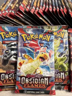 Pokemon * Obsidian Flames * SV03 Booster Pack (30x) Art Set New Sealed 820650853746 - Image 4