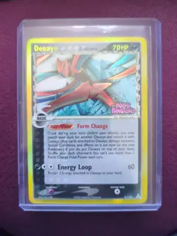 Pokemon Card Deoxys (Delta Species) Holon Phantoms Stamped 3/110 Reverse Holo - Image 1