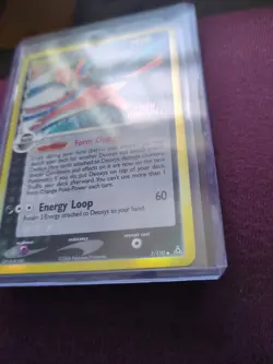 Pokemon Card Deoxys (Delta Species) Holon Phantoms Stamped 3/110 Reverse Holo - Image 3