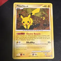 Pikachu 94/123 Normal Common Mysterious Treasures Pokemon Card TCG - Image 1