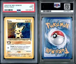 2000 Pokemon Neo Genesis Pichu Holo PSA 9 Mint WOTC Vintage RARE LISTING 💎 - Image 1
