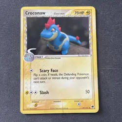 Croconaw 27/101 (Delta Species) Pokemon Dragon Frontiers 2006 MP - Image 1