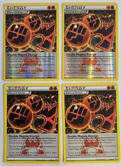 Double Magma Energy 34/34 Double Crisis Pokemon Card x2 Reverse Holo x2 Reg MP - Image 1
