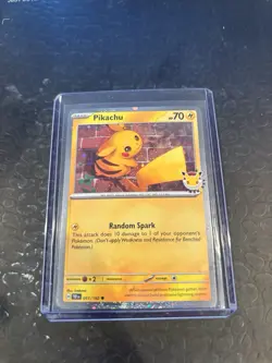 Pikachu 051/162 Pokemon Day 2026 30th Anniversary Stamped Promo Pokemon TCG NM - Image 1