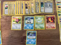 238 x Pokemon Base Set + Jungle + Rocket Card Lot WOTC Vintage LP-HP - Image 3