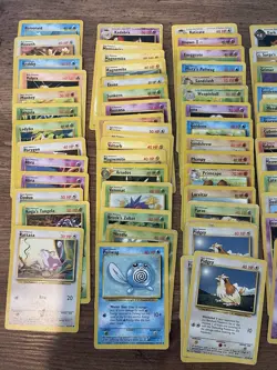 238 x Pokemon Base Set + Jungle + Rocket Card Lot WOTC Vintage LP-HP - Image 5