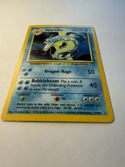 Pokemon TCG Gyarados Base Set 6/102 Holo Rare Ungraded LP - Image 2