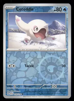 Cetoddle SV01: Scarlet & Violet Base Set #058/198 Common Reverse Holo Pokemon NM - Image 1