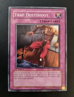Lightly Played Yugioh Trap Dustshoot 1st Edition PGD-049 Common - Image 1