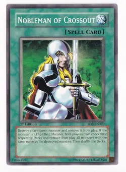 Nobleman of Crossout - SD8-EN020 - Common - 1st Edition LP YuGiOh! Starter Deck - Image 1