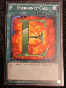 E- Emergency Call SDHS-EN029 Yu-Gi-Oh! NM Unl Edition - Image 1