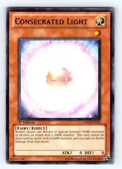 Yugioh Consecrated Light SDLS-EN022 1st Edition Common - NM 💎 - Image 1