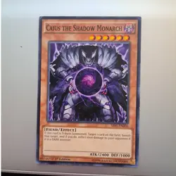 1996 Yu-Gi-Oh! Caius the Shadow Monarch SR01-EN004 Common 1st Edition Card - Image 2