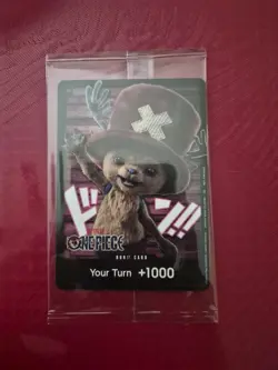 1 One Piece TCG Live Action Chopper Don Card Promo English Sealed 2026 - Image 1