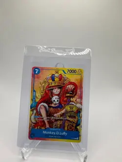 Bandai Monkey.D.Luffy P-043 One Piece Promo Regular 7000 Power English - Image 1
