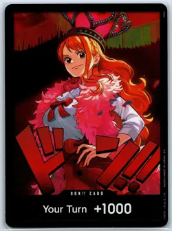 DON!! Card (Nami) Extra Booster: One Piece Heroines Edition NM OP Card - Image 1