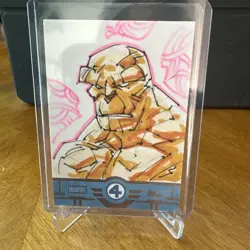 2026 Topps Finest Fantastic Four She-Thing 1/1 Sketch Card - Image 1