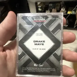 2024 Wild Card Auto Mania Rookie AMASOP-DM2 Drake Maye Football Card - Image 2