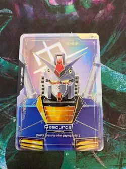 Gundam Card Game R-002 C++ Resource (English) RX-78 TCG Rare Foil Newtype Rising - Image 1
