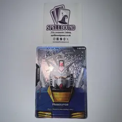 Gundam Card Game TCG R-002 C+ Gundam Resource Alt Art - Image 1