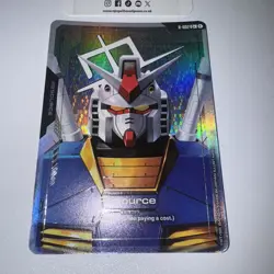 Gundam Card Game TCG R-002 C+ Gundam Resource Alt Art - Image 5