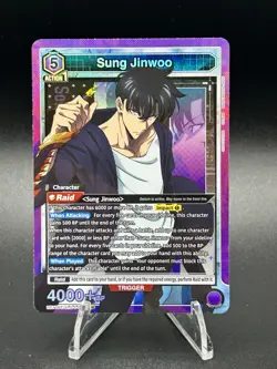 Union Arena Sung Jinwoo (021) SR Solo Leveling UE17BT - Image 1