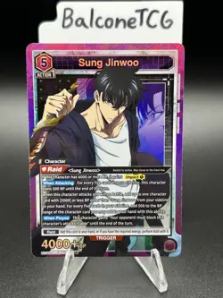 Union Arena Sung Jinwoo (021) SR Solo Leveling UE17BT - Image 2