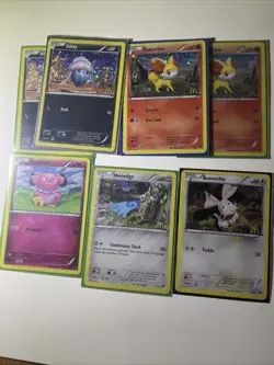 Fennekin - 3/12 - Holo 2013 Mcdonalds Promo Pokemon Card DMG - Image 1