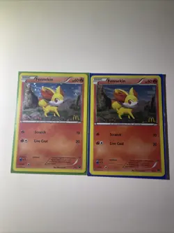 Fennekin - 3/12 - Holo 2013 Mcdonalds Promo Pokemon Card DMG - Image 2