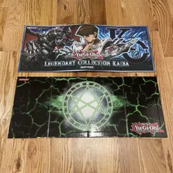 Lot Of 4 Yu-gi-oh! TGC Hard Card Game Board Mats Collection Kaiba Konami Shonen - Image 3