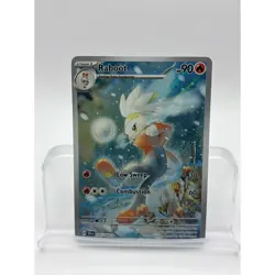 147/142 Raboot : Illustration Rare Holo Card : Stellar Crown : Pokemon TCG - Image 1