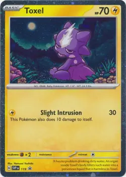 Toxel SVP119 SVP 119 Promo Pokemon Card NM - Image 1