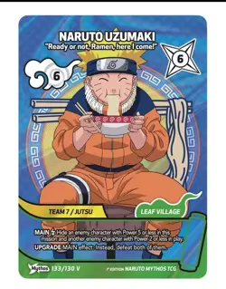 Naruto Mythos TCG Trading Cards - Sealed Booster Box (24 Packs) - 1ST EDITION - Image 5