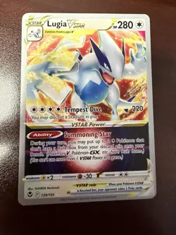 Lugia VSTAR 139/195 World Championships 2023 Deck Promo Card Pokemon TCG NM - Image 1