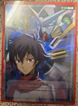 Setsuna F. Seiei Resource RP-022 - English Gundam Card Game - Image 1