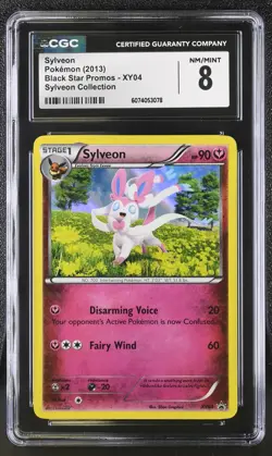 CGC 8 Sylveon 2013 Black Star Promos XY04 Sylveon Collection Pokemon Card - Image 1