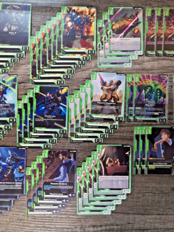 Gundam TCG Newtype Rising - Green - Lot 113 Cards - GD01 – Free Shipping - Image 3