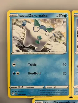 x5 Darumaka Darmanitan Galatians pokemon cards ice ❄ water cute mixed lot. - Image 2