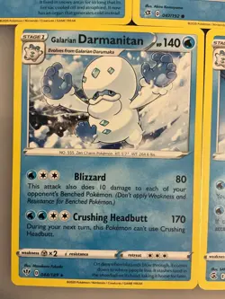 x5 Darumaka Darmanitan Galatians pokemon cards ice ❄ water cute mixed lot. - Image 5