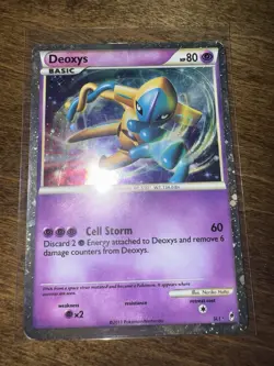 Deoxys SL1 Holo Card Call of Legends Series LP - Image 1