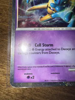 Deoxys SL1 Holo Card Call of Legends Series LP - Image 5