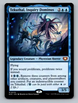 Tekuthal, Inquiry Dominus M Commander: Edge of Eternities 78 NM - Image 1