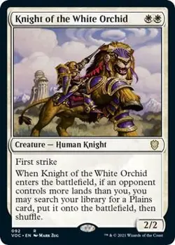KNIGHT OF THE WHITE ORCHID 92 COMMANDER: INNISTRAD: CRIMSON VOW NM - Image 1