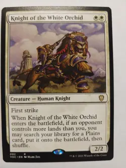 KNIGHT OF THE WHITE ORCHID 92 COMMANDER: INNISTRAD: CRIMSON VOW NM - Image 2