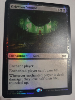 MTG GRIEVOUS WOUND FOIL EX-MINT FREE SHIP!!! - Image 1